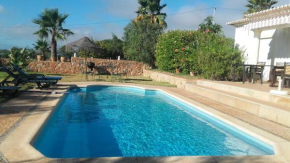 3 bedrooms villa with private pool enclosed garden and wifi at Luz 1 km away from the beach